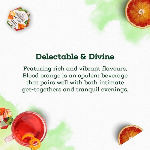 HILLCART TALES Blut Orange Warme und Kalte Tisane Kräutertee (14 Teebeutel - Bild 2 von 7