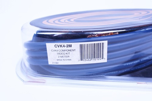 Esoteric Audio USA CVK4 Component Video Audio Cable 24K gold plated 6.6 ft. - Picture 3 of 3