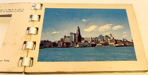 VINTAGE BALTIMORE MARYLAND COLOR TRAVEL SOUVENIR MINI COLOR PHOTO ALBUM - Bild 2 von 6