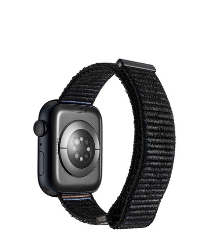 Bracelet en nylon actif Insignia pour Apple Watch 42/44/45/49 mm - NOIR - Photo 2 sur 3