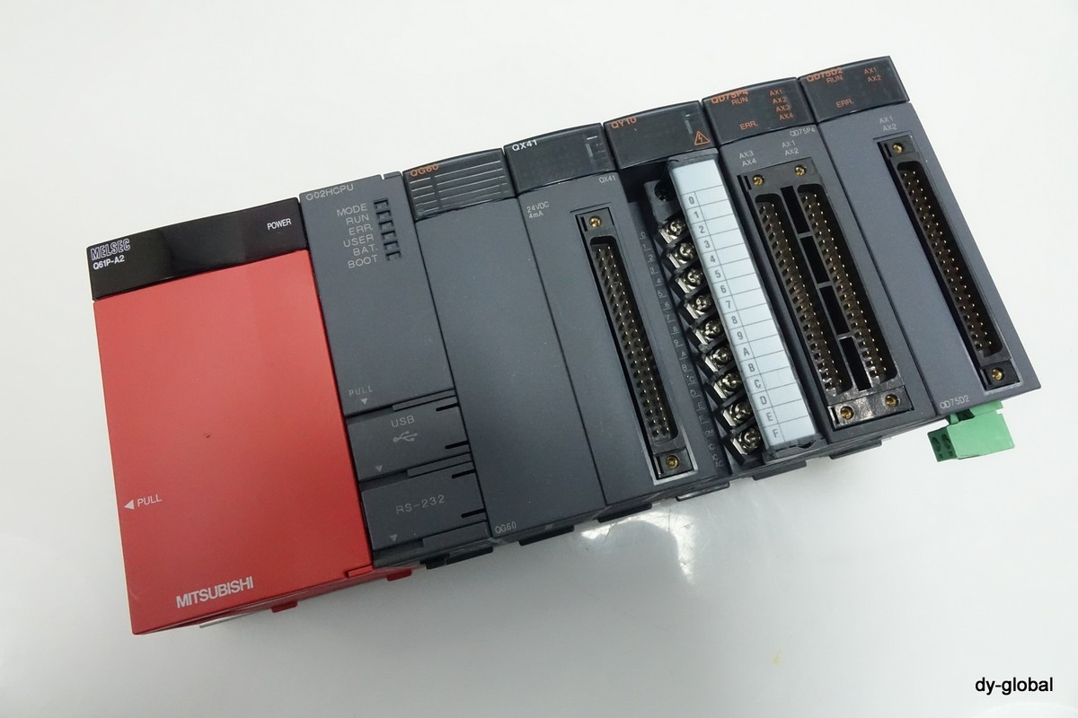 MELSEC USED QSeries SET Q61P-A2 Q02HCPU QG60 QX41 QY10 MELSEC USED QSeries SET Q61P-A2 Q02HCPU QG60 QX41 QY10
