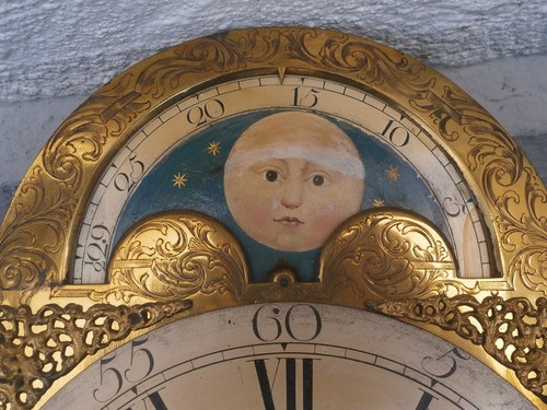 JN ROBINSON WESTMINSTER 12X16+1/4 INCH 8day LONGCASE CLOCK DIAL+mov - Picture 3 of 17