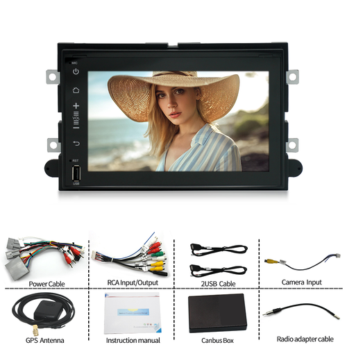 For 2004-2008 Ford F150 F-150 Carplay Car Radio Android 15 Navi GPS FM 16G - Picture 14 of 14