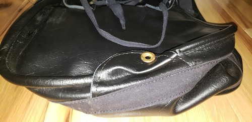 Vintage New Leather like motorcycle luggage sissy bar advertising with box CSI - Picture 7 of 9