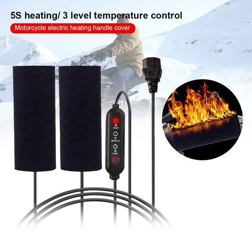 Scooter Bar Hand Warmer 3 Gear ATV Heated Grip Smart Temperature Control Winter - Picture 1 of 22