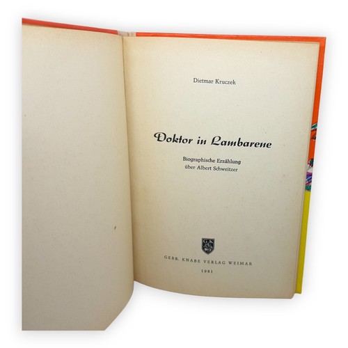 Doktor in Lambarene Dietmar Kruczek 1981 Knabes Jugendbücherei DDR Knabe Buch - Bild 5 von 6