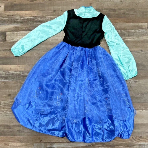 Disney Store Frozen Anna Dress Up Halloween Costume Dress Girls sz 9-10 - Picture 4 of 4