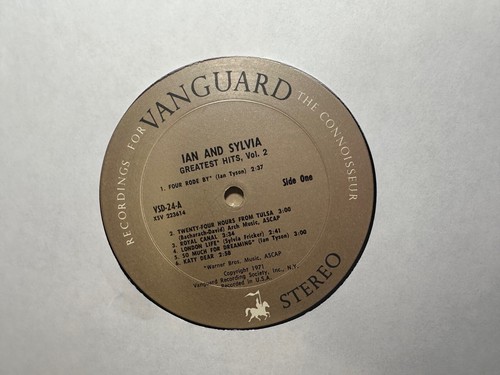 Ian and Sylvia GREATEST HITS VOL 2 Vanguard. (VSD-2324) LP 33 Vinyl NM/EX NM/NM - Picture 7 of 14