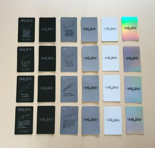 Kpop Aespa 1st Mini Album Savage Official Photocard Lenticular Card - Picture 2 of 45
