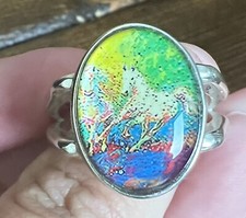 ORIGINAL ARTWORK SPIRIT HORSE RING ACCLAIMED ENERGY ARTIST JULIA WATKINS 925 Sil