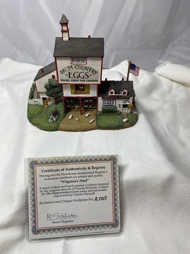 Charles Wysocki VIRGINIA'S NEST Sculpture - 1995 Certified - No Box - Picture 1 of 12