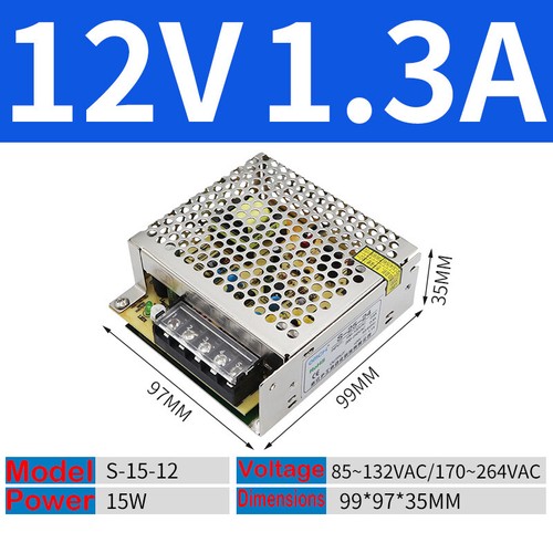 LED Driver Switch Power Supply DC 12V 24V Transformer PSU 15W-350W IP20 Industry - Picture 16 of 43