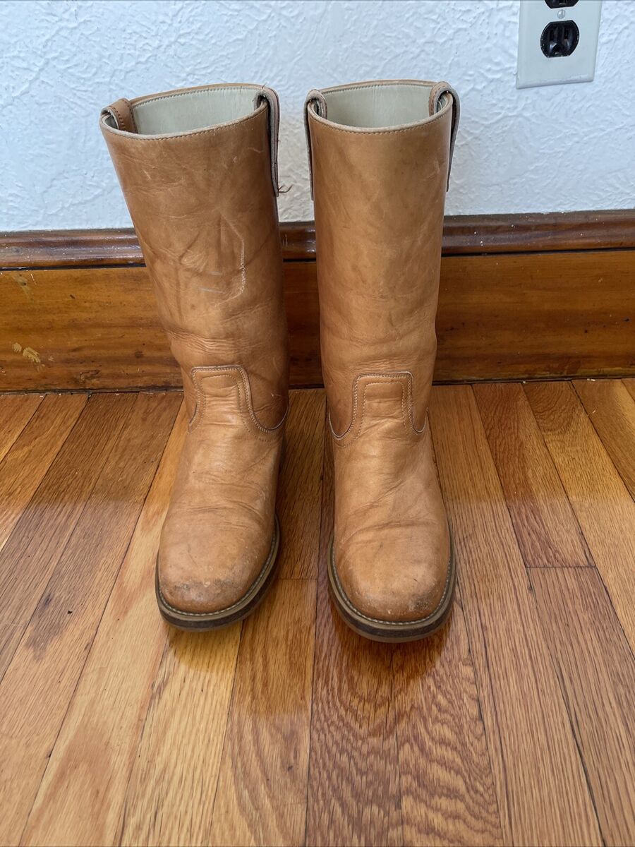 Dingo 7207 Mens Boots Tall Western US 9.5D Brown Leather