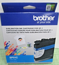 Genuine Brother  SP01CS Standard Capacity Ink Cartridge Cyan 07/2025 FRESH NEW