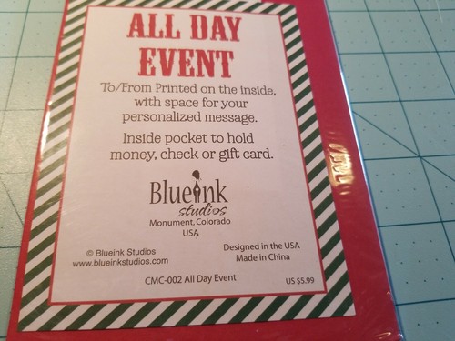 Blue Ink Studios: 6 New Money Holder Christmas Cards In 2 Different Designs, NEW - Picture 7 of 12