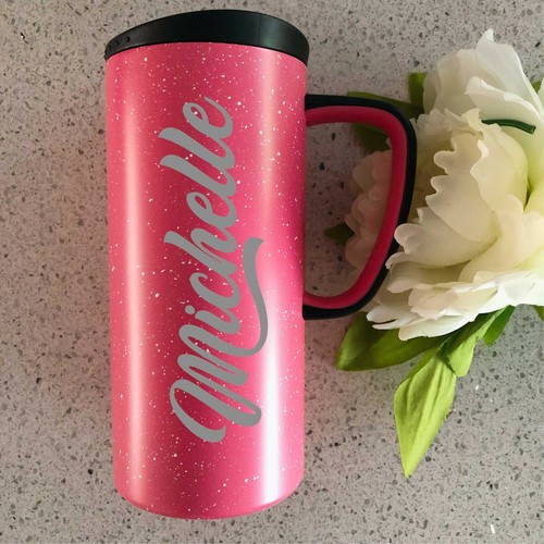 Personalised 500ml Travel Mug Engraved Gift Personalised Gift Birthday Christmas - Picture 5 of 20