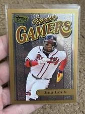 2023 Topps Finest Flashbacks Finest Gamers Base Ronald Acuna Jr. #48 Braves