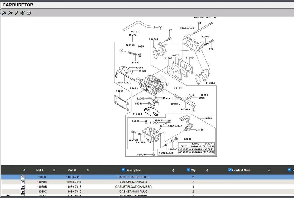 Genuine Kawasaki Engine Rebuild FH601V FH641V FH680D FH721D STD Piston & Rings - Image 4 of 4