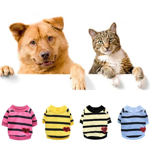 Pet Dog Clothes T-shirt Puppy Cat Sweater Coat French bulldog Chihuahua Apparel☋ - Picture 2 of 50