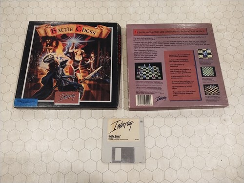 Battle Chess, Amiga, 3.5" floppy disk, 1988, incomplete, Interplay - Picture 1 of 2