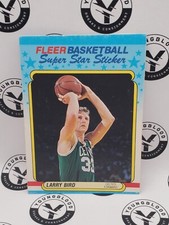 1988-89 Fleer Basketball #2 Larry Bird Sticker Boston Celtics