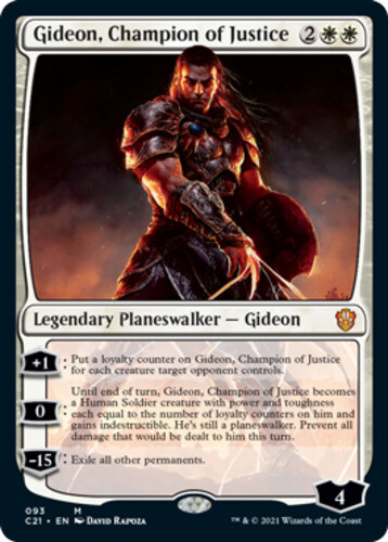 Gideon, Champion of Justice NM, Englisch MTG Commander 2021