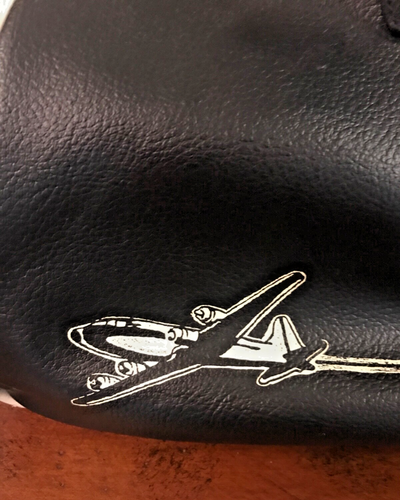 Vintage Lucky Brand Faux Leather Black & Cream Duffel Weekender Travel Bag Y2K - Picture 4 of 11