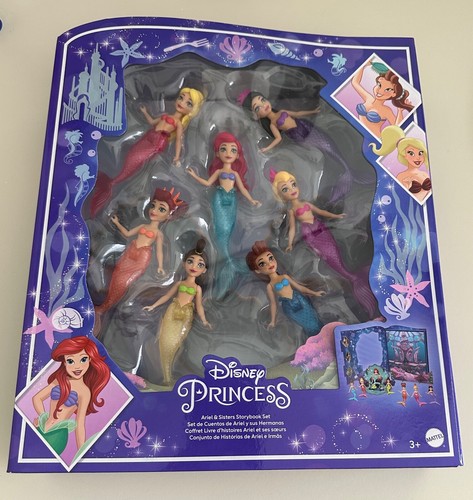Disney Prinzessin Die kleine Meerjungfrau Arielle und Schwestern 7 Stück Meerjungfrau Puppen Spielzeug - Bild 2 von 3