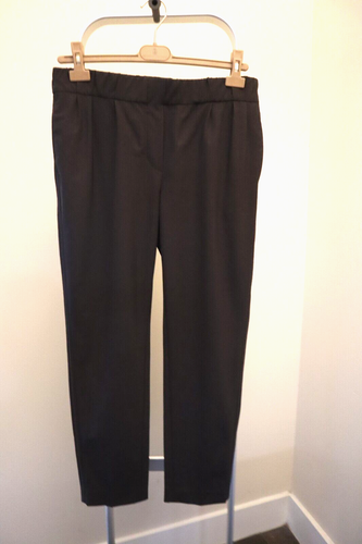 Brunello Cucinelli Monili Pants Gray Wool Monili Track Size 10 New Tags $995 - Picture 5 of 12