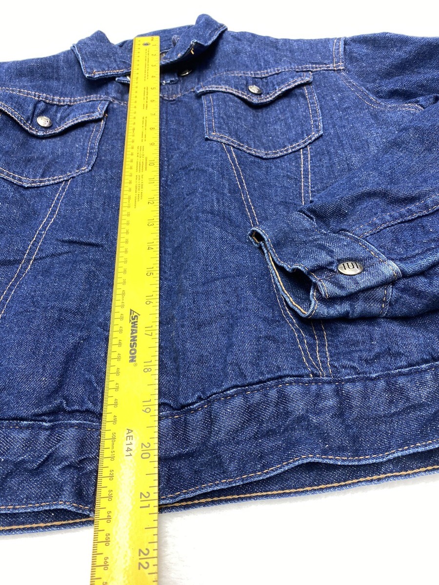 VTG 60's Montgomery Ward 101 Blanket Lined Denim Zip Up Jean VTG 60's Montgomery Ward 101 Blanket Lined Denim Zip Up Jean