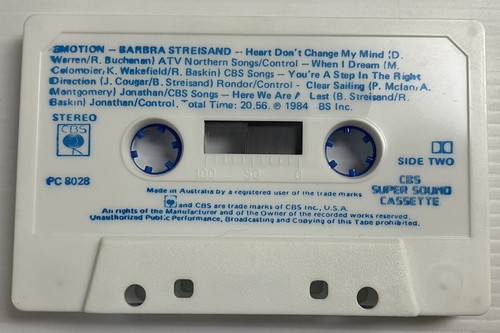 Barbra Streisand Emotion Music Cassette Tape PC 8028 CBS Records 1984 - Picture 5 of 24