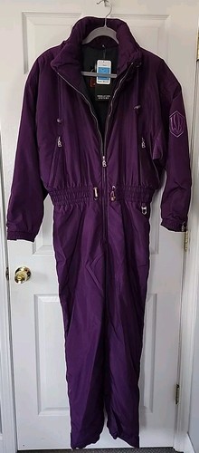 NEW with Tags Bogner Ski Suit OnePiece Purple Womens Size 12 LONG Joan Thylmann - Picture 1 of 24