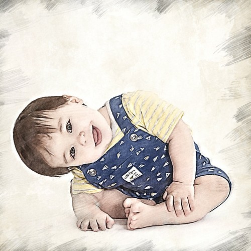 Personalized Home Decor Gift for Family Custom DRAWING FROM PHOTO Sketch Art - Photo 10 sur 14
