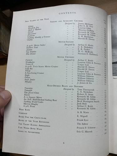 1947 1ST Édition " The Yachting An " Volume 2 1947-48 Grand Livre Cartonné (P5) - Picture 9 of 21