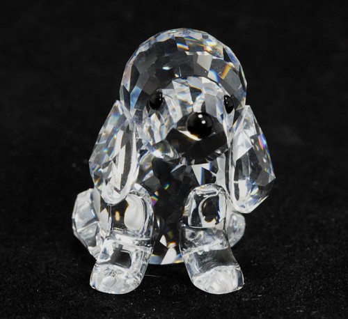 Swarovski Kristallfigur Beagle Welpe Hund sitzend #158418