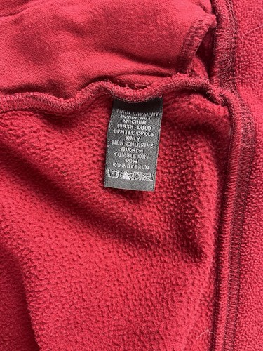 Lyle & Scott Vest Full Zip Jacket Men’s Size XXL Red Fleece Polyester Golf - Picture 5 of 8