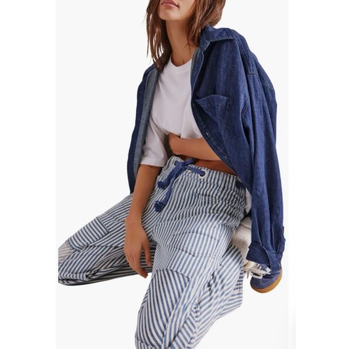 We the Free Moxie Railroad Low Slung Jeans Free People 29 Barrel Free People - Picture 5 of 12