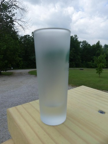 Vintage Shot Glass Tequila Senor Frog Cancun Mexico Frosted Glass - Picture 9 of 9