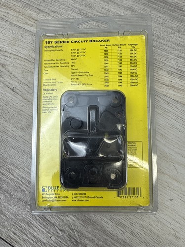 Blue Sea 7135 187 - Series Thermal Circuit Breaker - 25Amp 7135 Brand New - Picture 2 of 2
