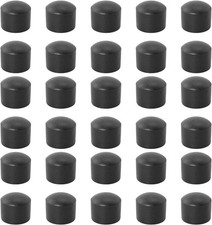Foosball End Cap 30PCS 15.8mm Black Table Rod Safety Rubber
