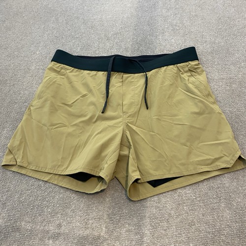 Zehntausend Intervall Shorts Herren XL braun 5 Zoll Schrittlänge Reißverschlusstasche Sport Fitnessstudio - Bild 1 von 10