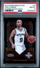 2013-14 Panini Innovation - Stained Glass GOLD Tony Parker #10