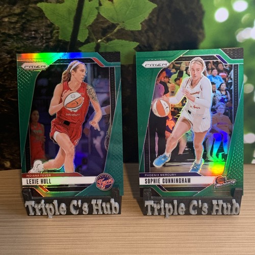 2024 Panini Prizm Sophie Cunningham & Lexie Hull Green Refractors Blonde Bombers - Bild 3 von 3