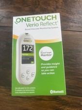 One Touch Verio Reflect Blood Glucose Monitoring System Bluetooth Exp 07/31/2027