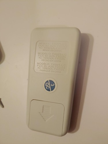 Harbor Breeze (Oakham) Ceiling Fan Remote Control Only A25-TX025-LC Wall Mount+ - Picture 2 of 5