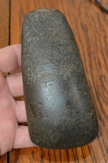 Polished Green Hardstone Mississippian Celt Scott Co Missouri 5.5 x 2.5