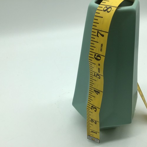 Ikea Livslang Vase Soft Green Faceted Hexagon SwedishDesign Stoneware - Picture 6 of 6