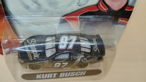 2003 Hot Wheels NASCAR Color Change Car 1/64 Kurt Busch #97 Sharpie - Picture 3 of 6