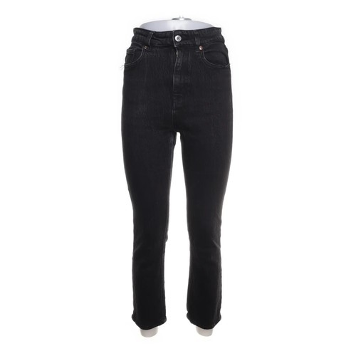 H&M, Jeans, Größe: 38, Schwarz, Elasthan/Baumwolle, Einfarbig, Denim, Damen #83x