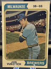 1974 Topps Baseball Set-Break #349 John Vukovich Brewers NM-MT OR BETTER
